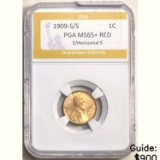 1909-S/S 1C PGA MS65+ RED