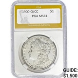 1900-O/CC Morgan Dollar MS61