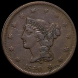 1840 Braided Hair Large Cent LIGHTLY CIRCULATED
