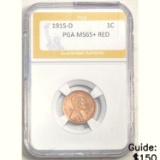 1915-D 1C PGA MS65+ RED