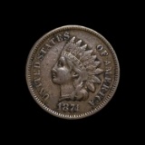 1874 Indian Head Cent LIGHTLY CIRCULATED