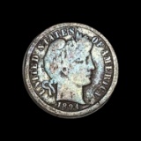 1894-O Silver Barber Dime LIGHTLY CIRCULATED
