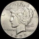 1935 Silver Peace Dollar UNCIRCULATED