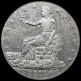 1876 Silver Trade Dollar CLOSELY UNCIRCULATED
