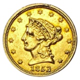1853 $2.50 Gold Quarter Eagle HIGH GRADE