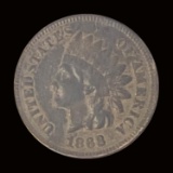 1888 Indian Head Cent ABOUT UNCIRCULATED