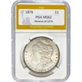 1878 Morgan Dollar PGA MS62