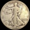 1938-D Walking Liberty Half Dollar LIGHTLY CIRCULATED
