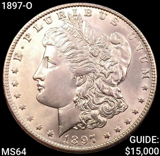 1897-O Morgan Silver Dollar CHOICE BU