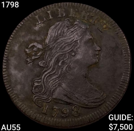 1798 Draped Bust Large Cent HIGH GRADE
