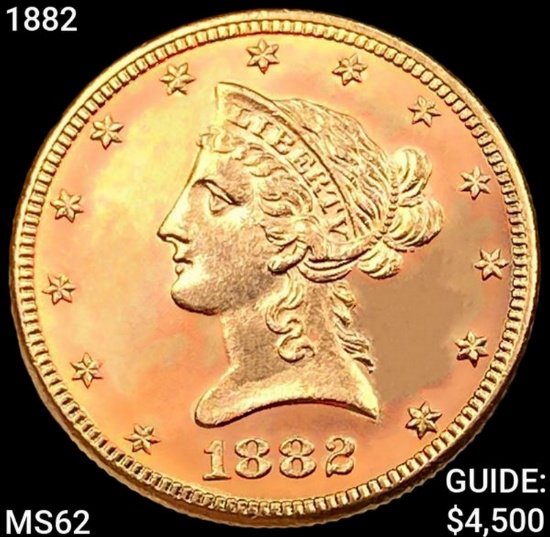 1882 $10 Gold Eagle UNCIRCULATED