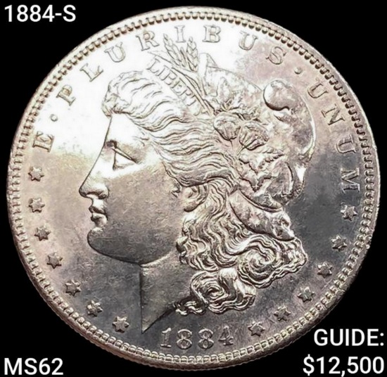 1884-S Morgan Silver Dollar UNCIRCULATED