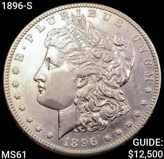 1896-S Morgan Silver Dollar UNCIRCULATED