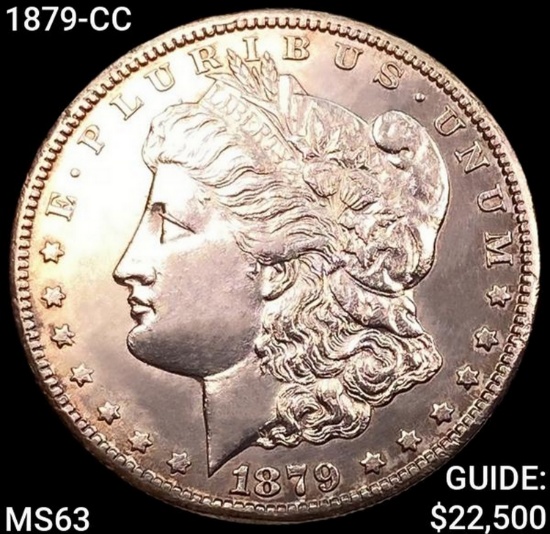 1879-CC Morgan Silver Dollar CHOICE BU