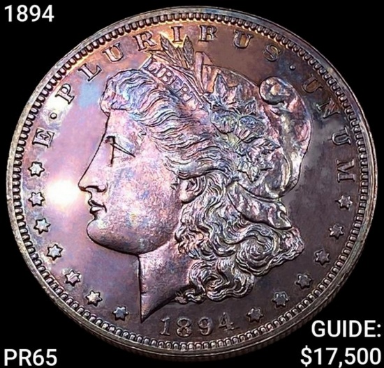 1894 Morgan Silver Dollar GEM PROOF