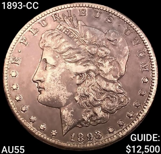 1893-CC Morgan Silver Dollar
