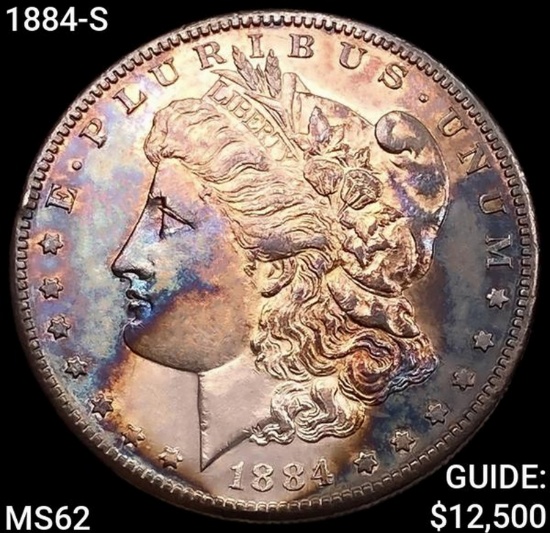 1884-S Morgan Silver Dollar UNCIRCULATED