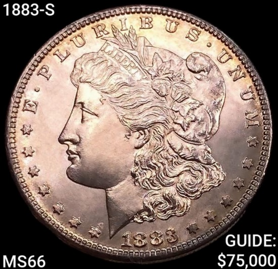 1883-S Morgan Silver Dollar GEM BU