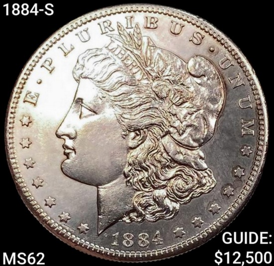 1884-S Morgan Silver Dollar UNCIRCULATED