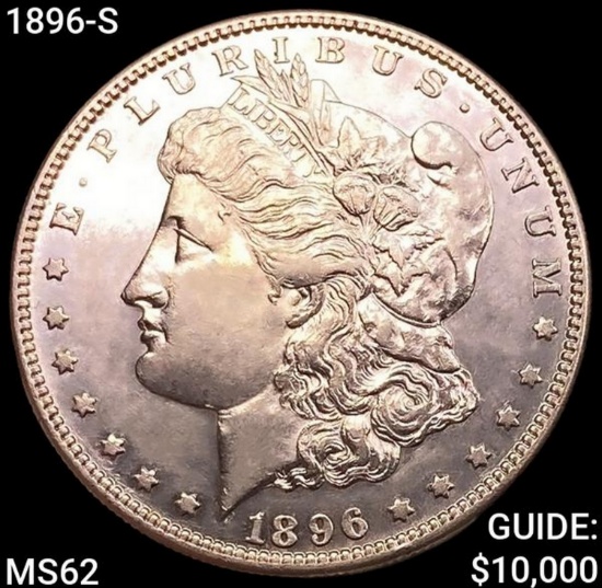 1896-S Morgan Silver Dollar UNCIRCULATED