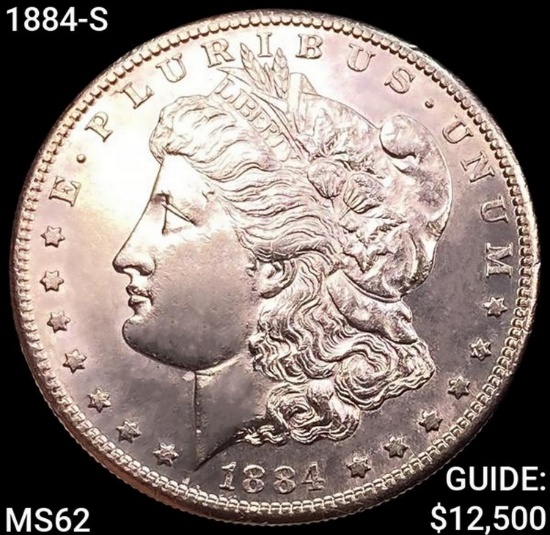1884-S Morgan Silver Dollar UNCIRCULATED