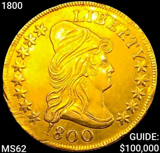 1800 $10 Gold Eagle UNCIRCULATED