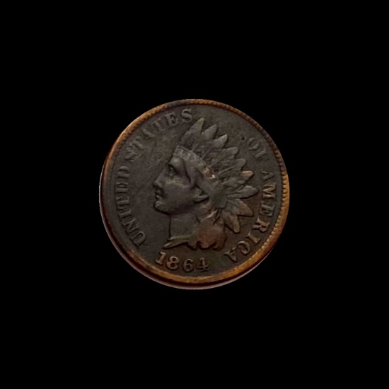 1864 Indian Head Cent NICELY CIRCULATED