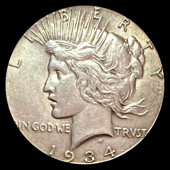 1934-D Peace Silver Dollar CLOSELY UNCIRCULATED