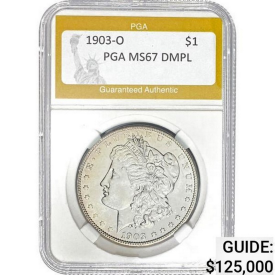 1903-O Morgan Silver Dollar PGA DMP MS67