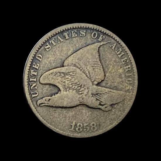 1858 Flying Eagle Cent LIGHTLY CIRCULATED