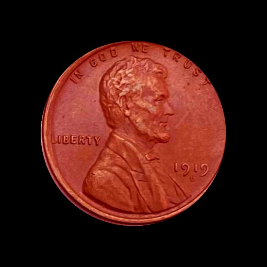 1919-D Lincoln Wheat Cent CHOICE AU