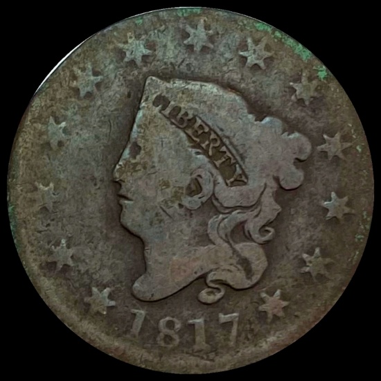 1817 Coronet Head Large Cent NICELY CIRCULATED