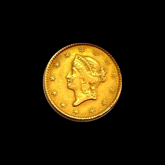 1851 $1 Liberty Head Gold Dollar HIGH GRADE
