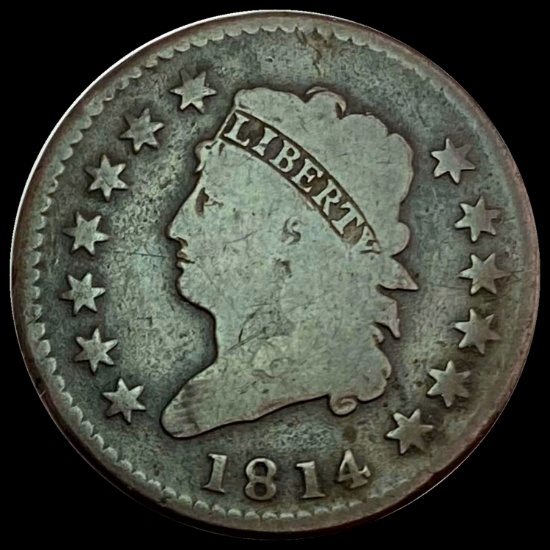 1814 Classic Head Large Cent LIGHTLY CIRCULATED