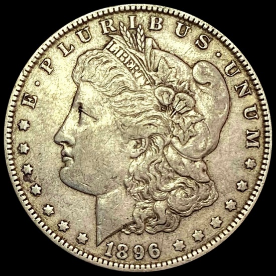 1896-O Morgan Silver Dollar LIGHTLY CIRCULATED