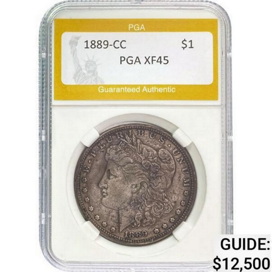 1889-CC Morgan Dollar PGA XF45 XF45