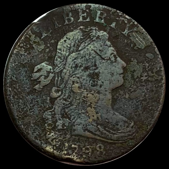 1798 Draped Bust Large Cent LIGHTLY CIRCULATED