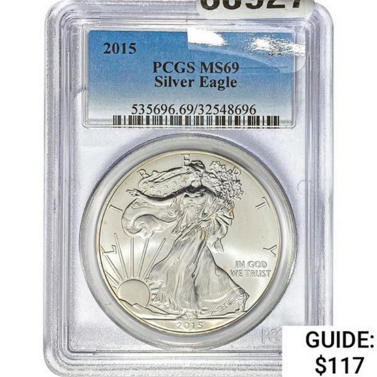 2015 Silver Eagle PCGS MS69