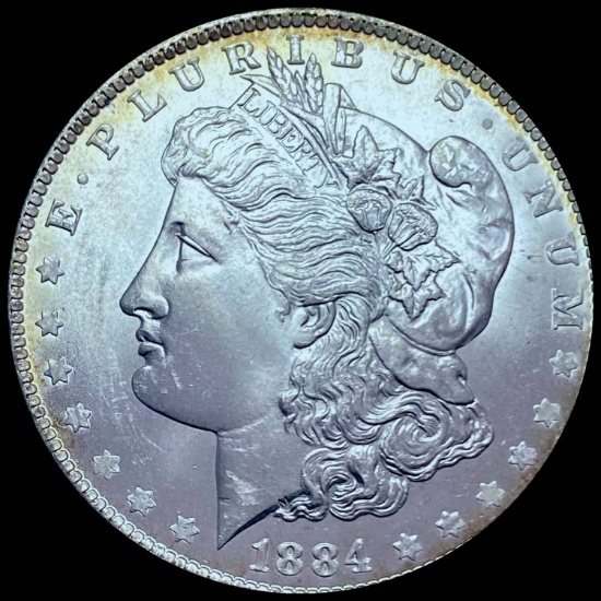1884 Morgan Silver Dollar SUPERB GEM BU