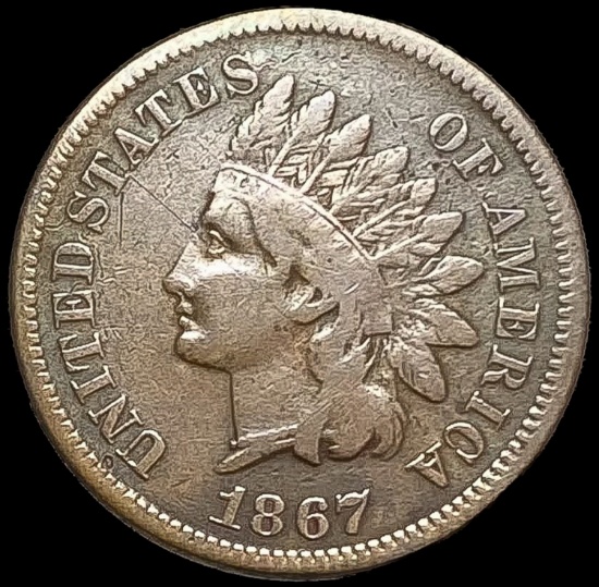1867 Indian Head Cent HIGH GRADE