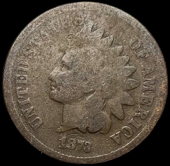 1873 Indian Head Cent NICELY CIRCULATED