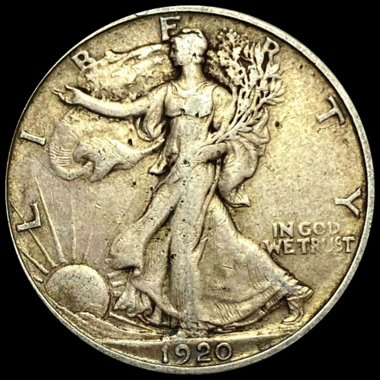 1920-S Walking Liberty Half Dollar LIGHTLY CIRCULATED