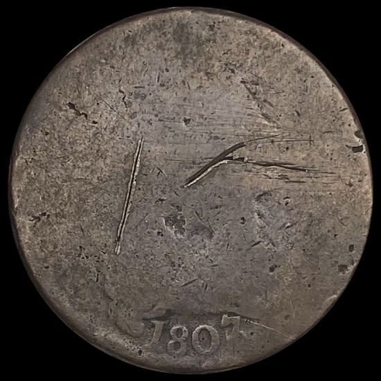 1807/6 Draped Bust Large Cent NICELY CIRCULATED