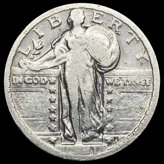 1921 Standing Liberty Quarter LIGHTLY CIRCULATED