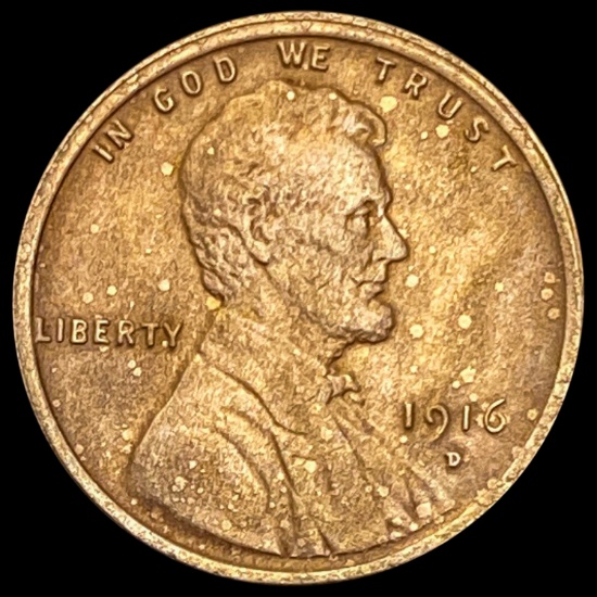 1916-D Lincoln Wheat Cent CLOSELY UNCIRCULATED