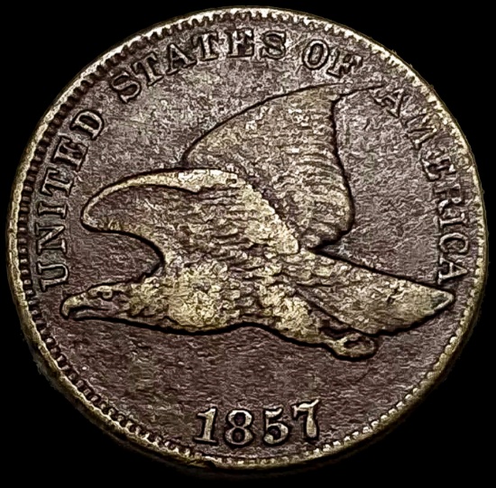 1857 Flying Eagle Cent LIGHTLY CIRCULATED