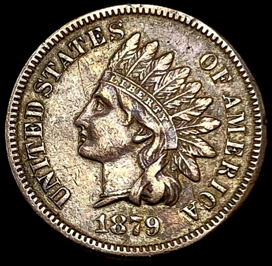 1879 Indian Head Cent CHOICE AU