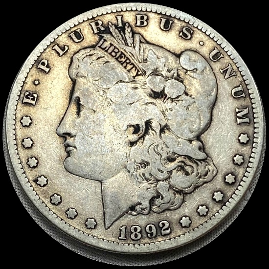 1892 Silver Morgan Dollar LIGHTLY CIRCULATED