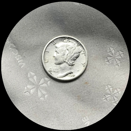1923-S Silver Mercury Dime LIGHTLY CIRCULATED