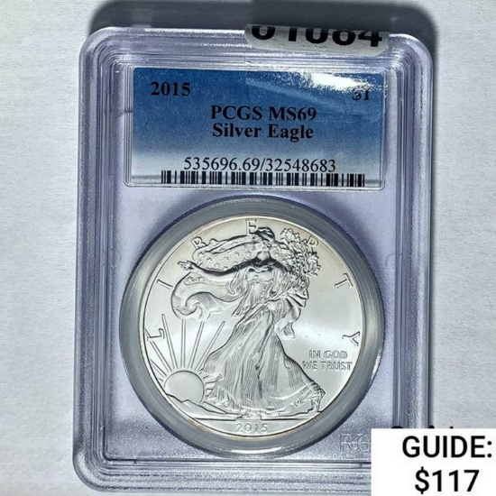 2015 Silver Eagle PCGS MS69